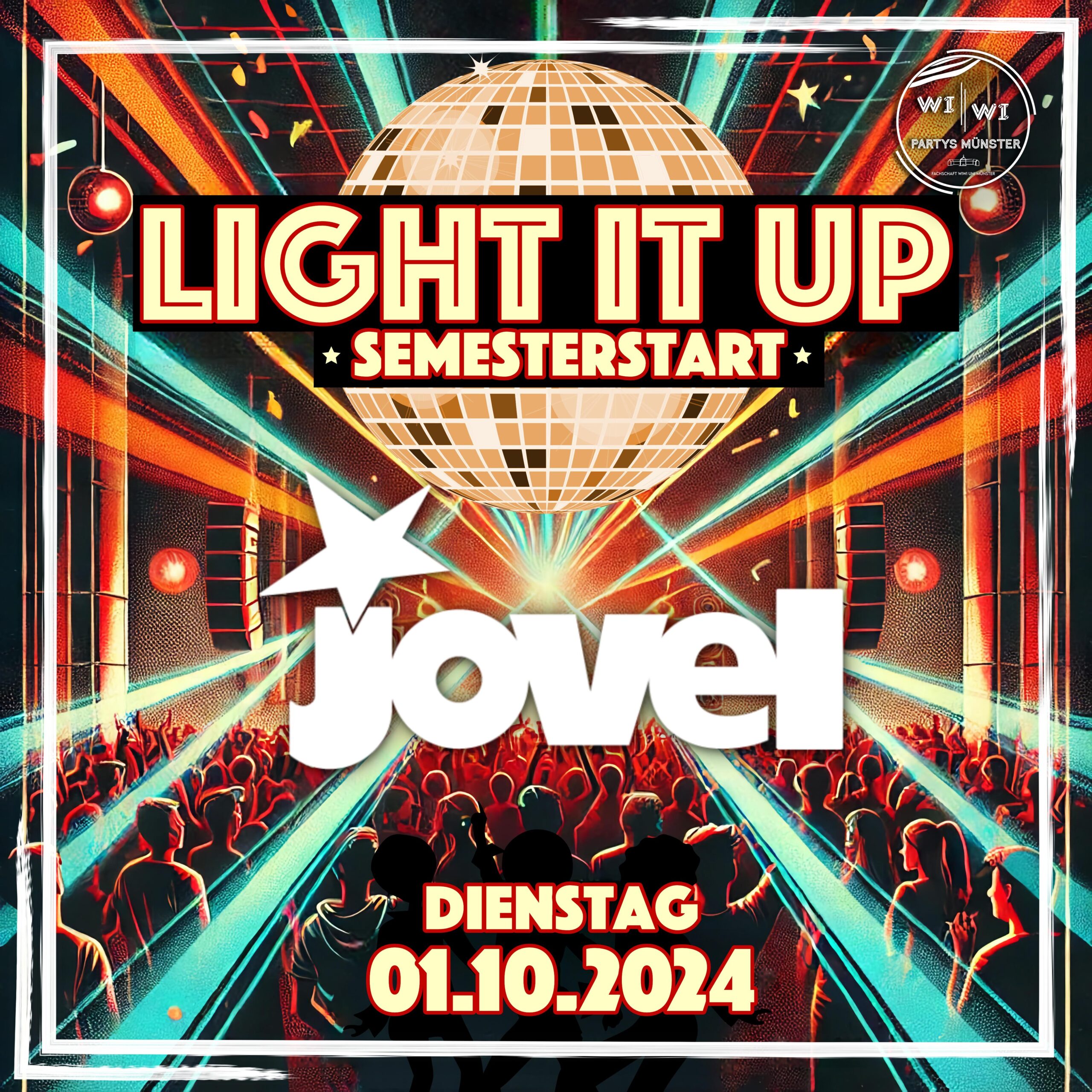 LIGHT IT UP                     Semesterstartparty –                           01.10.2024